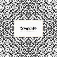 Colorful mandala seamless pattern vector