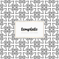 Colorful mandala seamless pattern vector