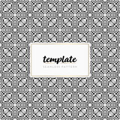 Colorful mandala seamless pattern vector