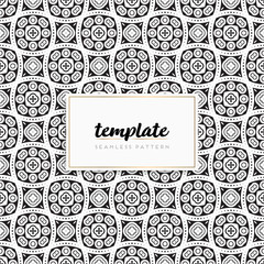 Colorful mandala seamless pattern vector