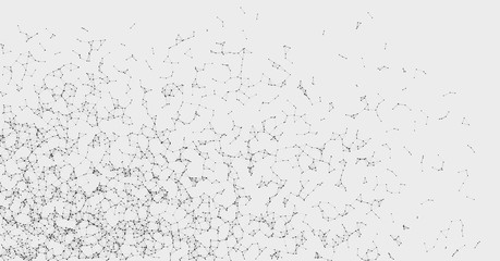 Network Mesh Random Procedural Art background illustration