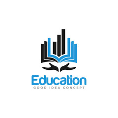 Education and Graduation Logo Design Vector