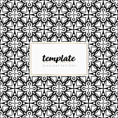 Obraz premium Colorful mandala seamless pattern vector