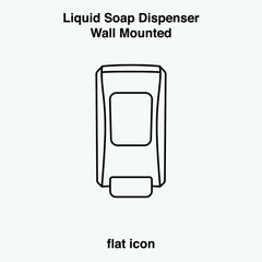 Hand wash. Hand sanitizer. Alcohol-based hand rub. Rubbing alcohol. Wall mounted soap dispenser. Wall hanging hand wash container. Protection from germs such as coronavirus (Covid-19) icon design	