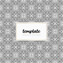 Colorful mandala seamless pattern vector