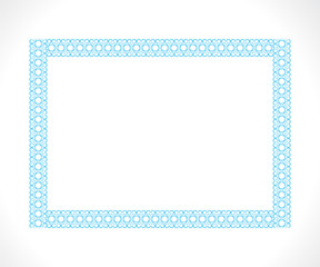 abstract artistic creative blue border