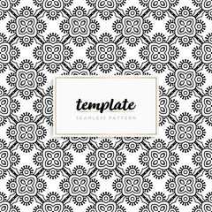 Colorful mandala seamless pattern vector