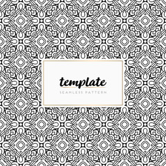 Colorful mandala seamless pattern vector