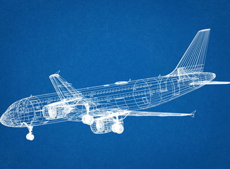 Airplane - blueprint