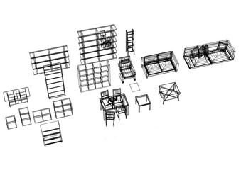 Furniture blueprint
