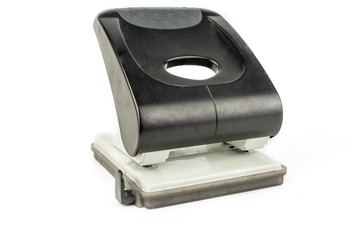 Black hole punch isolated on a white background. Office concept.