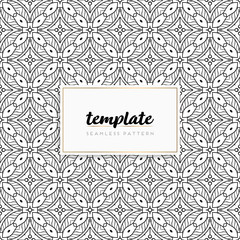 Colorful mandala seamless pattern vector