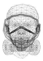 safety respirator mask blueprint