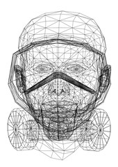 safety respirator mask blueprint