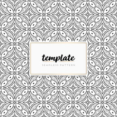 Colorful mandala seamless pattern vector