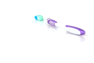 Toothbrush isolated on a white background.