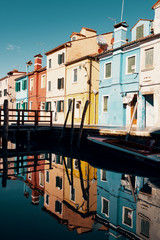 Fototapeta na wymiar Colorful Houses in Burano