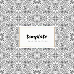 Colorful mandala seamless pattern vector