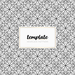 Colorful mandala seamless pattern vector