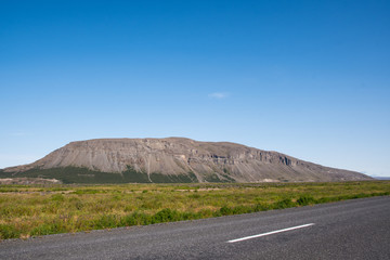 Burfell mountain in south Iceland