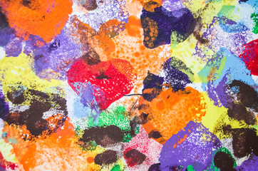 Textured abstract acrylic painting. Abstract art background.