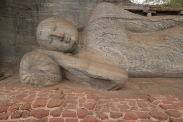The Gal Vihara, also known as Gal Viharaya and originally as the Uttararama, is a rock temple of the Buddha situated in the ancient city of Polonnaruwa in North Central Province, Sri Lanka.