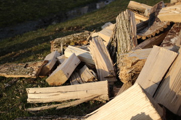 pile of wood