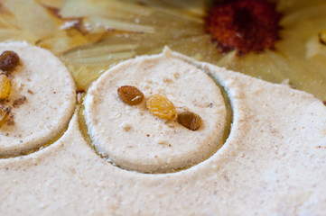 cooking homemade cookies