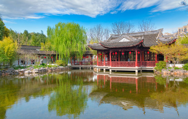 Garden scenery of Guyi Garden, Shanghai, China