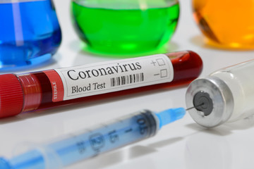   COVID-19 blood test coronavirus infection and vaccine