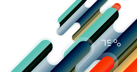 Abstract liquid lines geometric background