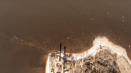 Coast Gulf of Finland and lighthouse