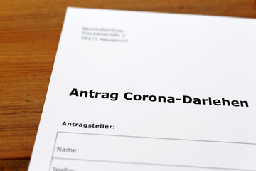 Antrag Corona-Darlehen