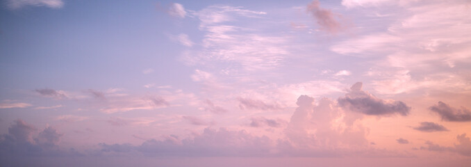 sunset with clouds