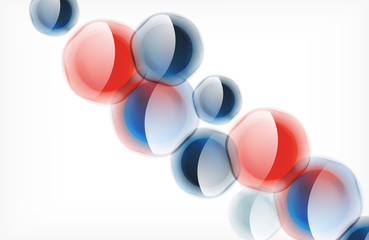 Abstract background - glass shiny transprent hexagon shapes overlapping eath other. Vector Illustration For Wallpaper, Banner, Background, Card, Book Illustration, landing page