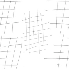 Seamless pattern with dark grate on a white backgraund