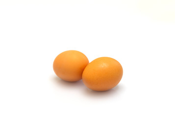 eggs isolated on a white background