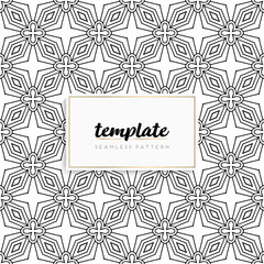 Colorful mandala seamless pattern vector