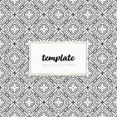 Colorful mandala seamless pattern vector