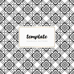 Colorful mandala seamless pattern vector