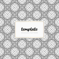 Colorful mandala seamless pattern vector