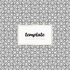 Colorful mandala seamless pattern vector