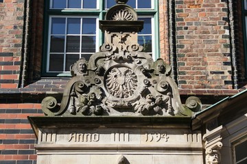 Beautiful Town Hall of the Hanseatic City of Lübeck (Luebeck) – Germany