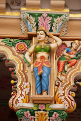 Fototapeta na wymiar Babu Amichand Panalal Adishwarji Jain temple, Mumbai