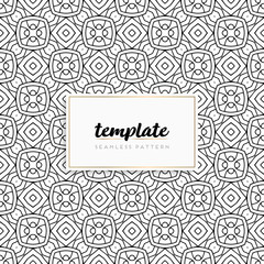 Colorful mandala seamless pattern vector