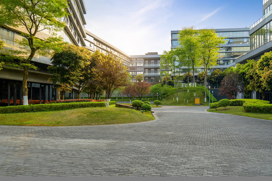 Green environment of office buildings in science and technology park, Chongqing, China