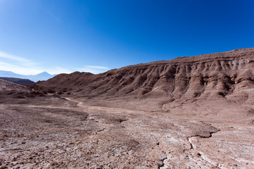 Fototapeta na wymiar Tha Mars valley in north of Chile