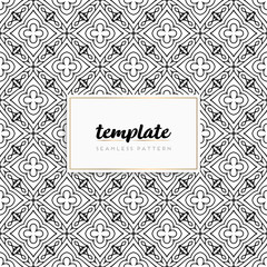 Colorful mandala seamless pattern vector