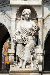 Fototapeta premium Flora Fountain at fort area in Mumbai, India