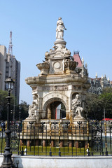 Flora Fountain at fort area in Mumbai, India